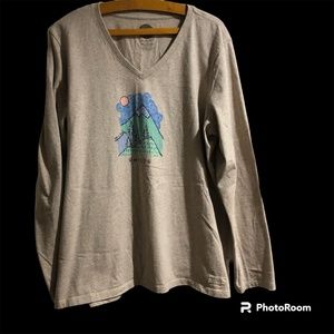 Life is Good Long Sleeve T Shirt Unplug XXL